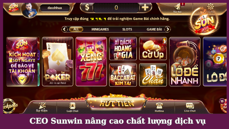 CEO Sunwin tập trung nâng cao chất lượng dịch vụ